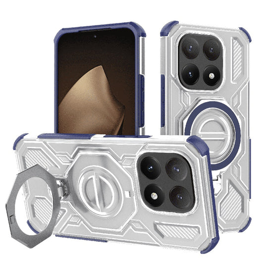 Etui na Xiaomi 15T, Techsuit, Carbon Shield Pro, Niebieskie.