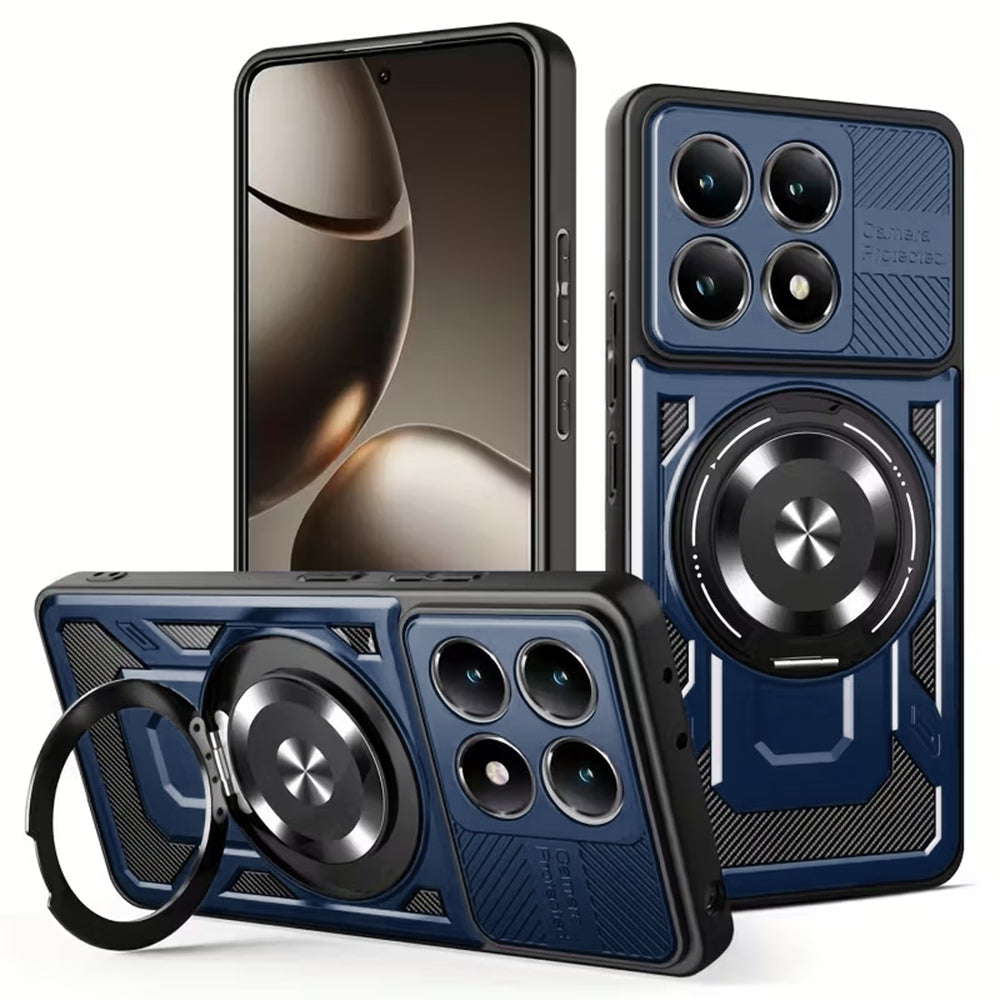 Etui na Xiaomi 15T, Techsuit, RuggedCam, Niebieskie