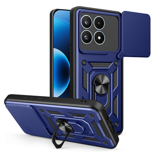 Etui na Xiaomi 17, Techsuit, CamShield, Niebieskie