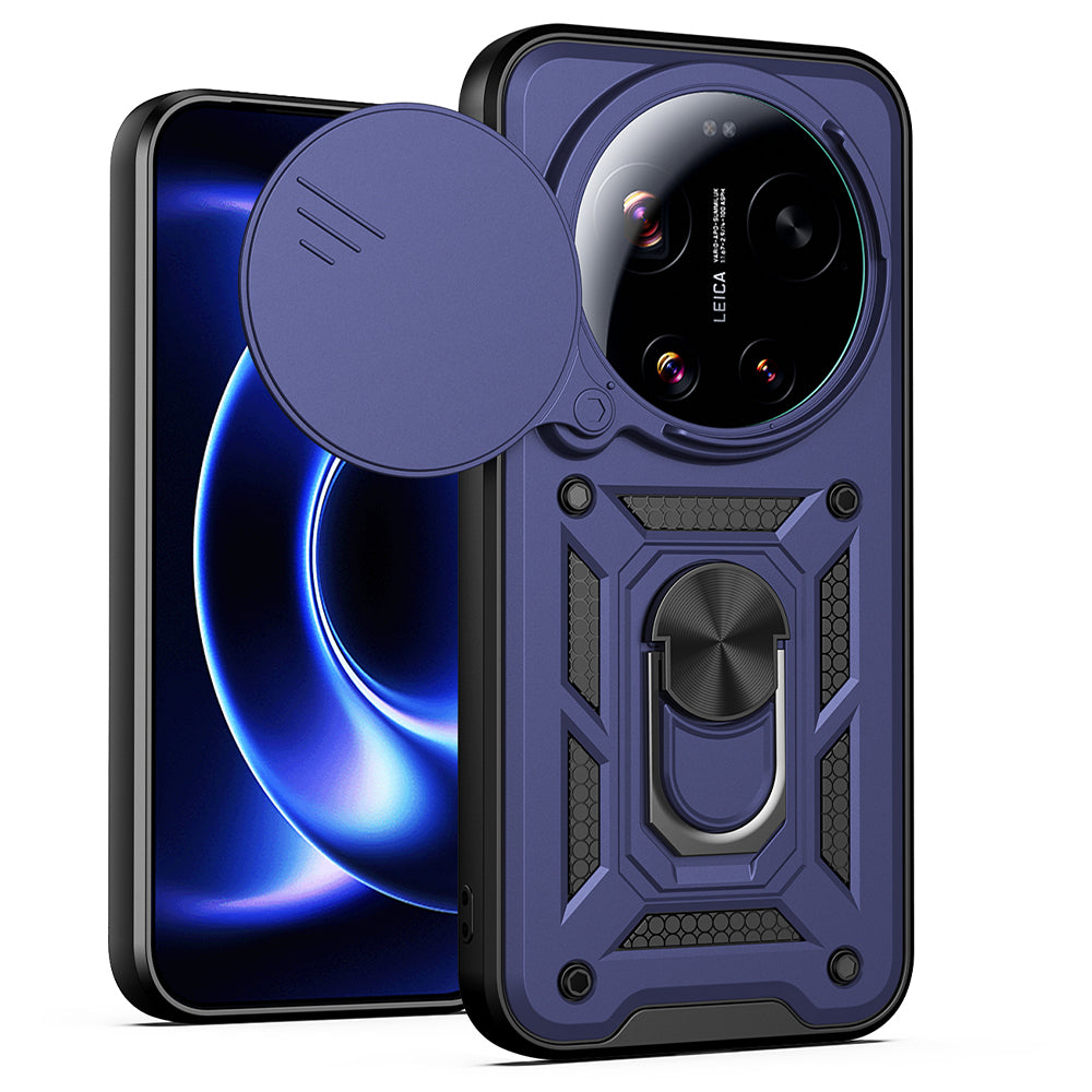 Etui na Xiaomi 17 Ultra, Techsuit, CamShield, Niebieskie