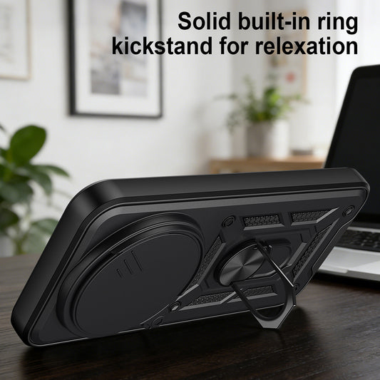 Etui na Xiaomi 17 Ultra, Techsuit, CamShield, Czarne