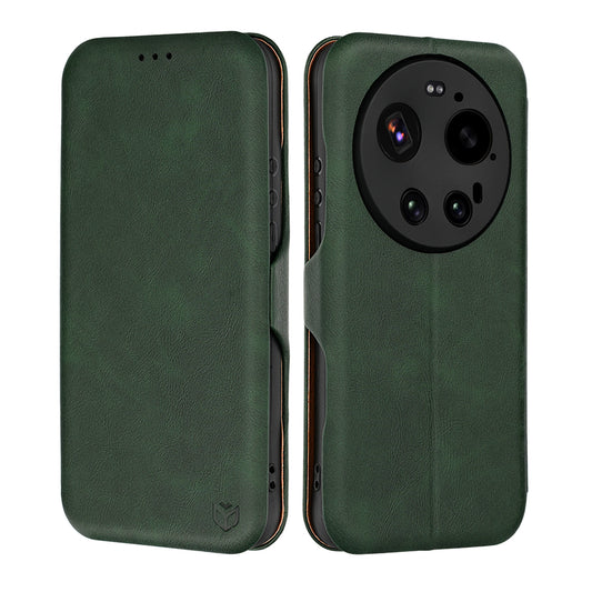 Etui na Xiaomi 17 Ultra, Techsuit, Safe Wallet Plus, Zielony