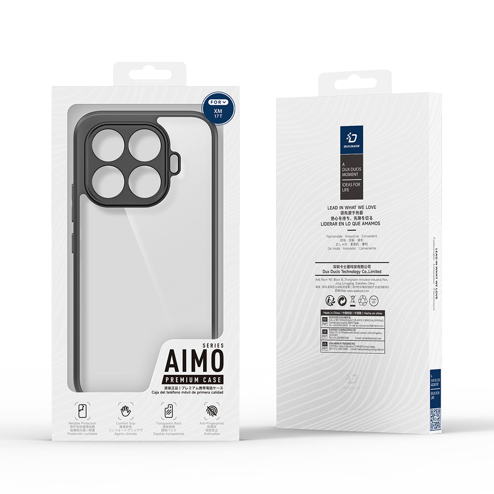 Etui na Xiaomi 17T, DUX DUCIS, Aimo, czarne