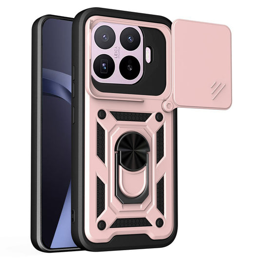 Etui na Xiaomi 17T Pro, Techsuit, CamShield, Różowo-Złote