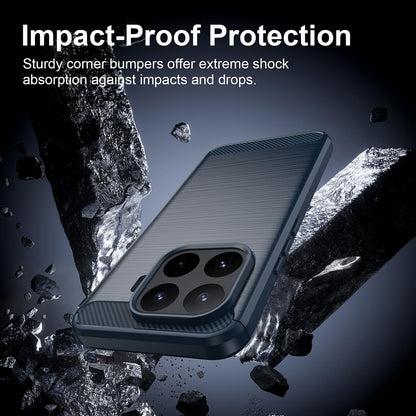 Case for Xiaomi 17T Pro, Techsuit, Carbon, Blue