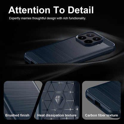 Case for Xiaomi 17T Pro, Techsuit, Carbon, Blue