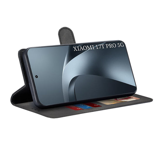Etui na Xiaomi 17T Pro, Techsuit, Diary Book, czarne