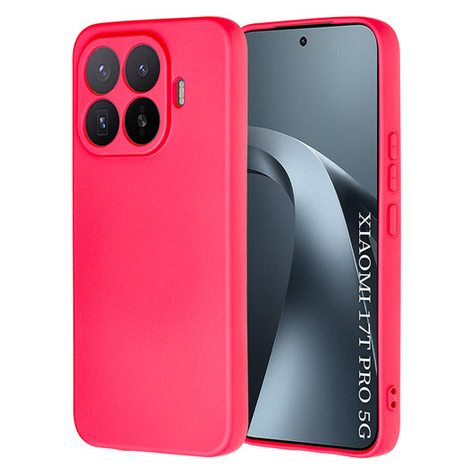 Etui na Xiaomi 17T Pro, Techsuit, SoftFlex, Ciemnoróżowy