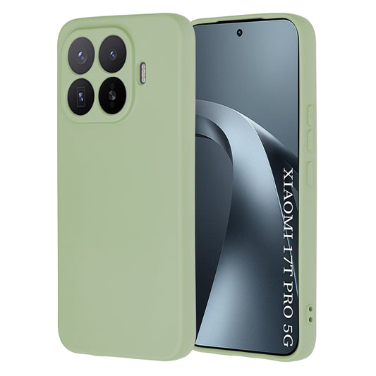 Case for Xiaomi 17T Pro, Techsuit, SoftFlex, Light Green
