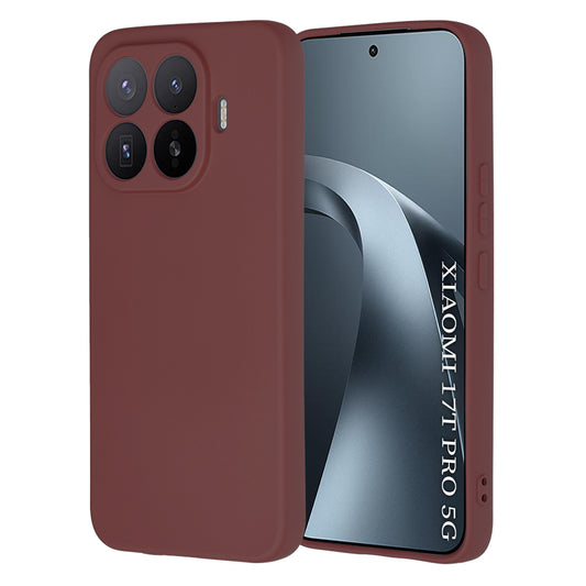 Etui na Xiaomi 17T Pro, Techsuit, SoftFlex, Wiśniowy