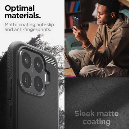 Etui na Xiaomi 17T, Spigen, Rugged Armor, czarne ACS11870