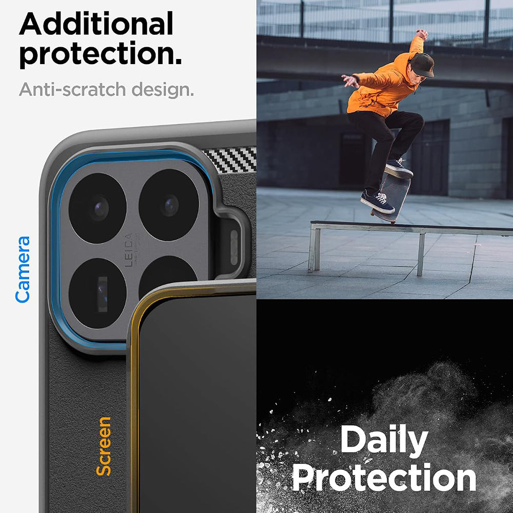 Etui na Xiaomi 17T, Spigen, Rugged Armor, czarne ACS11870
