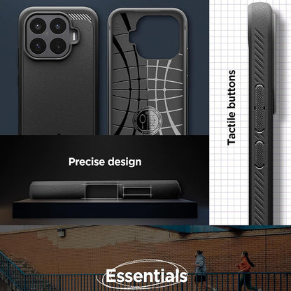 Etui na Xiaomi 17T, Spigen, Rugged Armor, czarne ACS11870