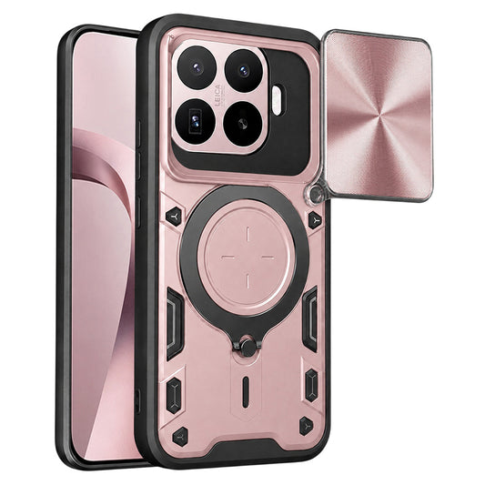 Etui na Xiaomi 17T, Techsuit, CamGuard Pro, Różowo-Złoty