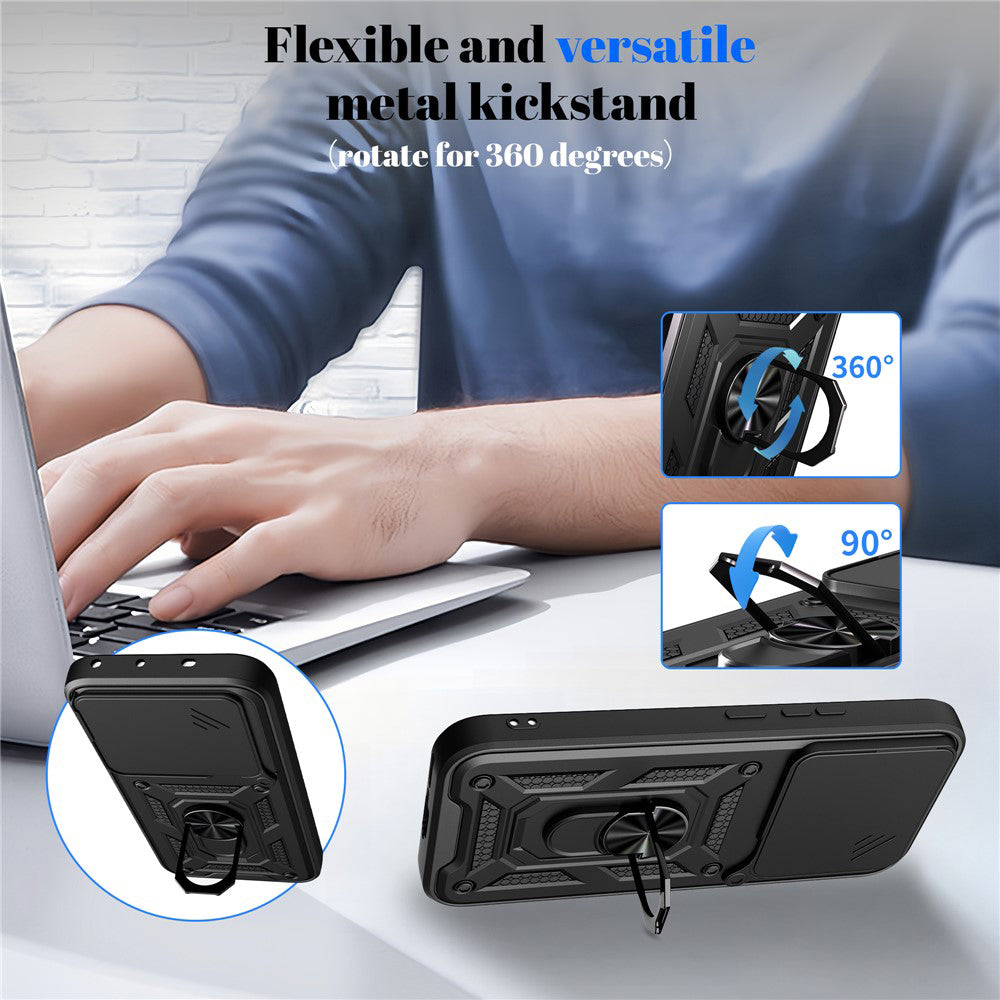 Etui na Xiaomi 17T, Techsuit, CamShield, Niebieskie
