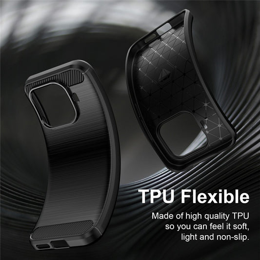 Etui na Xiaomi 17T, Techsuit, Carbon, Niebieskie