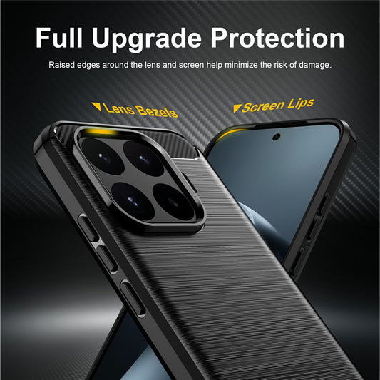 Etui na Xiaomi 17T, Techsuit, Carbon, Czarny