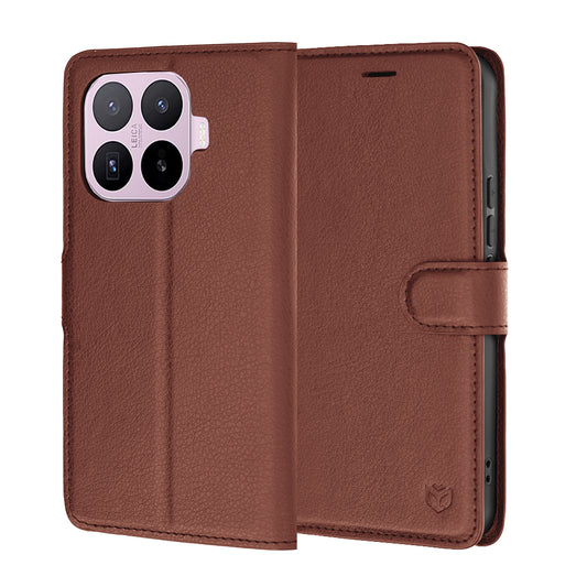 Etui na Xiaomi 17T, Techsuit, Leather Folio, Brązowe