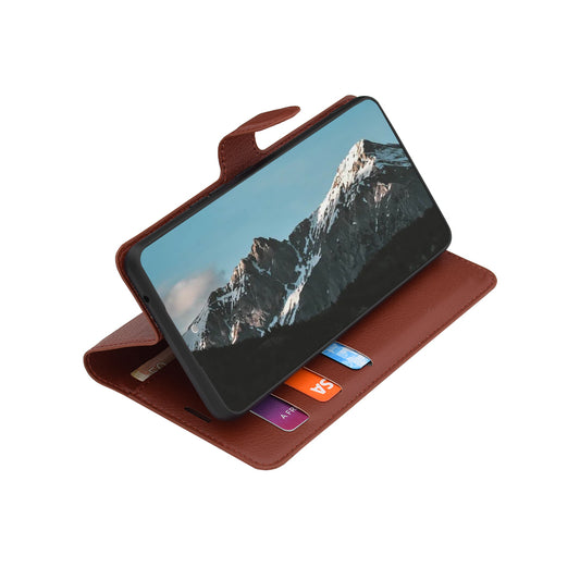 Etui na Xiaomi 17T, Techsuit, Leather Folio, Brązowe