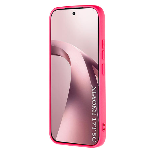 Etui na Xiaomi 17T, Techsuit, SoftFlex, Ciemnoróżowy