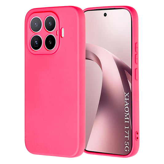 Etui na Xiaomi 17T, Techsuit, SoftFlex, Ciemnoróżowy
