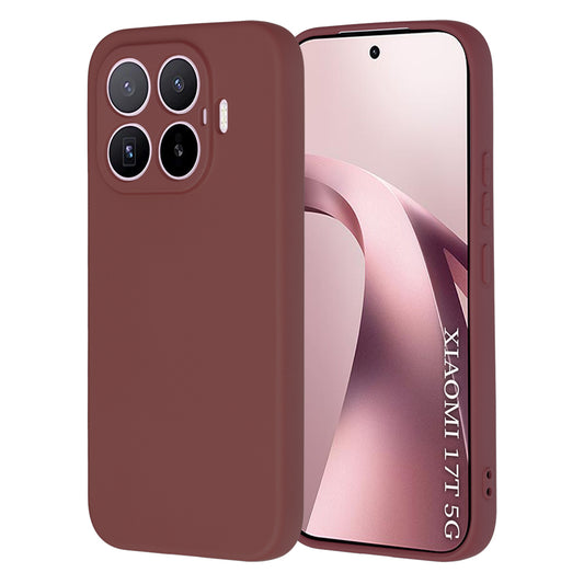 Etui na Xiaomi 17T, Techsuit, SoftFlex, Wiśniowy