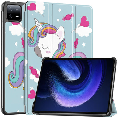 Etui na Xiaomi Pad 6 / 6 Pro, Techsuit, FoldPro Unicorn, Wielokolorowe