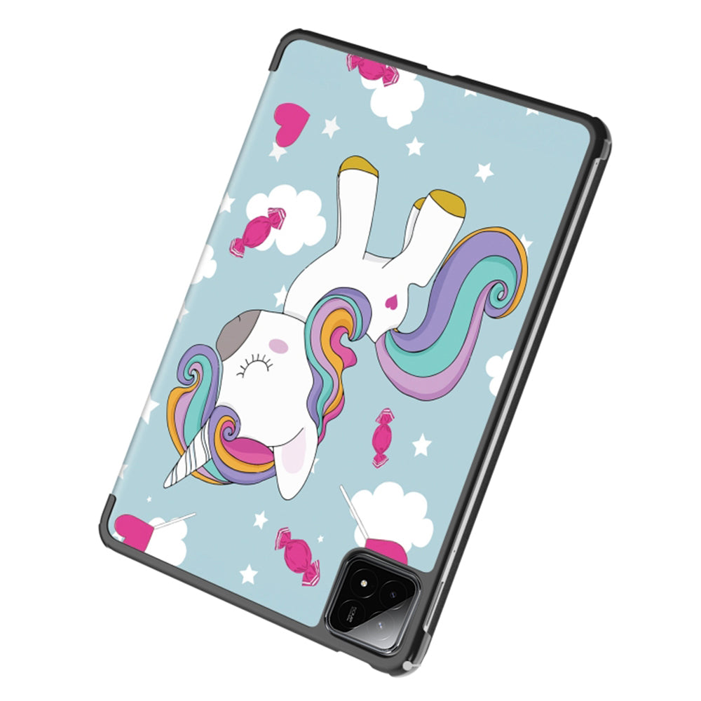 Etui na Xiaomi Pad 6S Pro 12.4, Techsuit, FoldPro Unicorn, Wielokolorowe