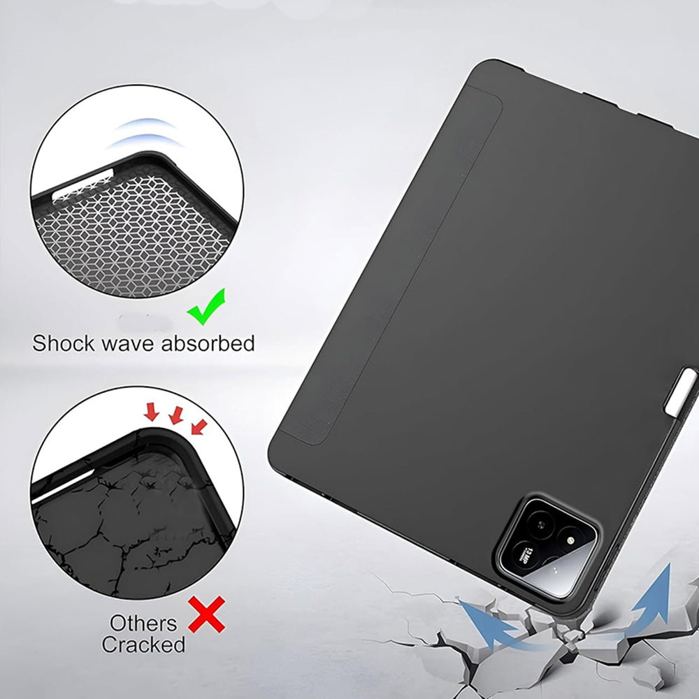 Etui na Xiaomi Pad 7 / 7 Pro, Techsuit, Flex Trifold, Czarna