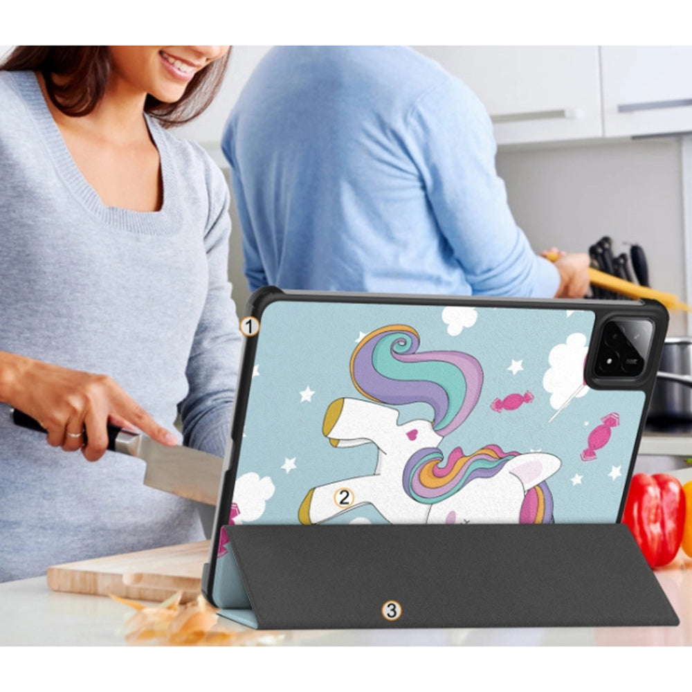 Etui na Xiaomi Pad 7 / 7 Pro, Techsuit, FoldPro Unicorn, Wielokolorowe