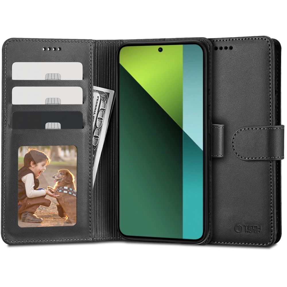 Etui do Xiaomi Poco X6 / Note 13 Pro 5G, Tech-Protect, Wallet, czarne 