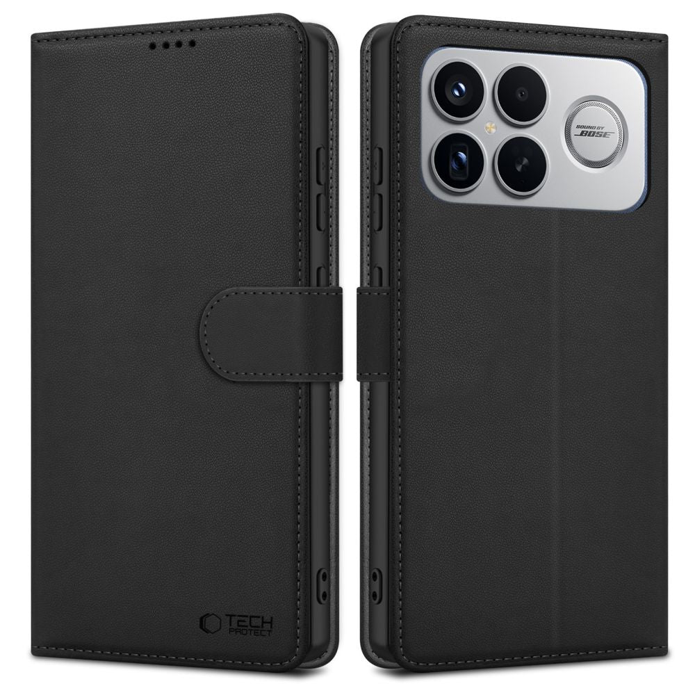 Etui na Xiaomi Poco F8 Ultra, Tech-Protect, Wallet, Czarne