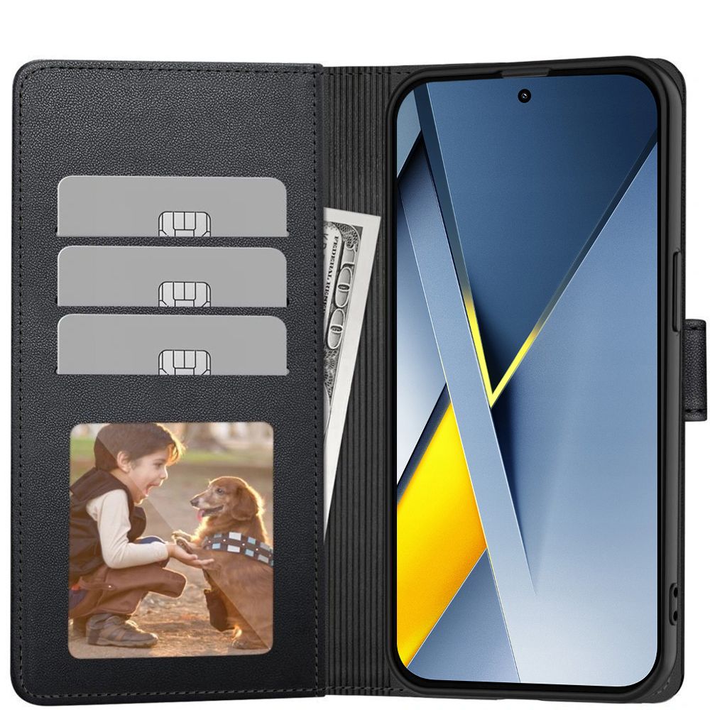 Etui na Xiaomi Poco F8 Pro, Tech-Protect, Wallet, Czarne