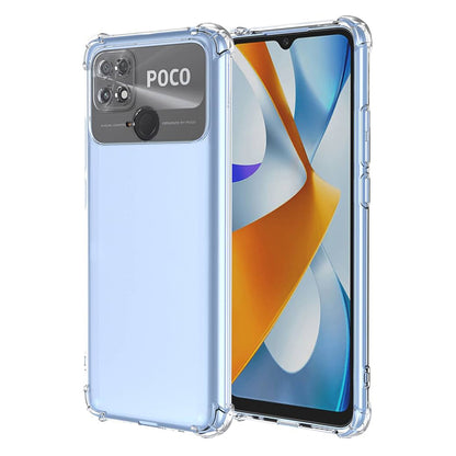 Etui na Xiaomi Poco C40, Techsuit, Shockproof Clear, Przezroczyste