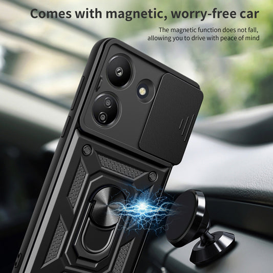 Etui na Xiaomi Poco C65 / Redmi 13C, Techsuit, CamShield, Czarny