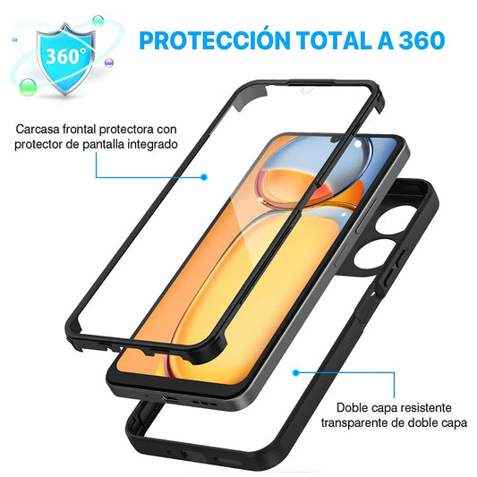 Etui do Xiaomi Poco C65 / Redmi 13C, Techsuit, ColorVerse 360, czarne