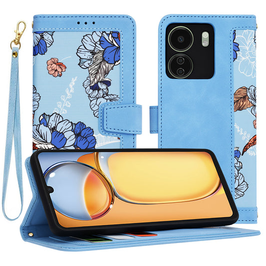 Etui na Xiaomi Poco C65 / Redmi 13C, Techsuit, FlipCraft, Niebieski