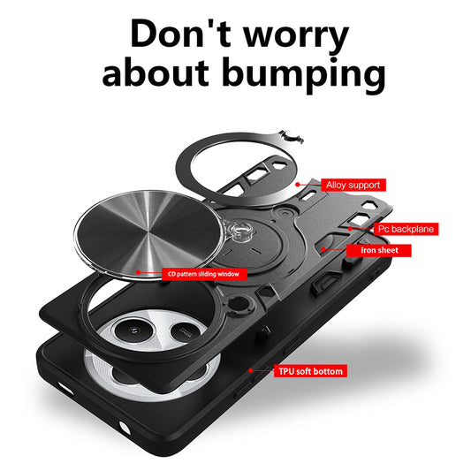 Case for Xiaomi Poco C75 / Redmi 14C, Techsuit, CamGuard Pro, Black