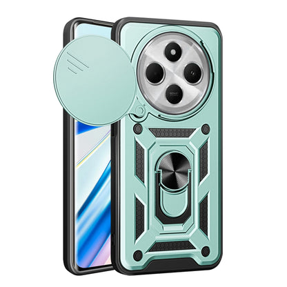 Case for Xiaomi Poco C75 / Redmi 14C, Techsuit, CamShield, Green