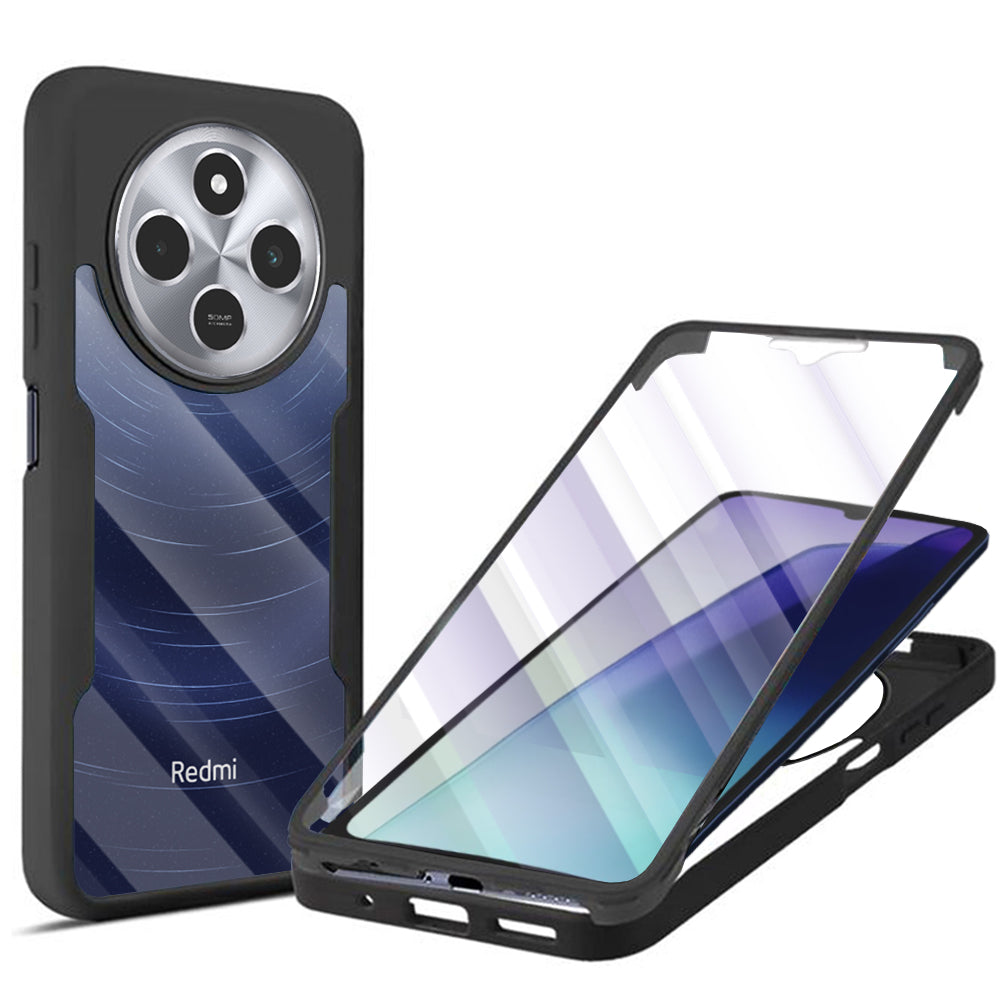 Etui do Xiaomi Poco C75 / Redmi 14C, Techsuit, ColorVerse 360, czarne