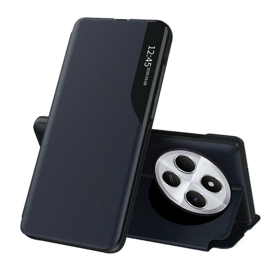 Etui na Xiaomi Poco C75 / Redmi 14C, Techsuit, eFold, Ciemnoniebieskie