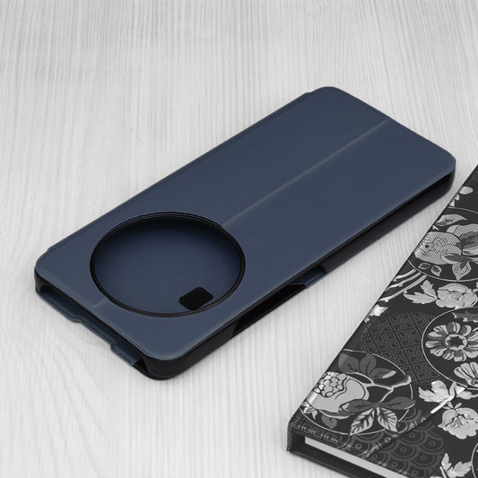 Etui na Xiaomi Poco C75 / Redmi 14C, Techsuit, eFold, Ciemnoniebieskie