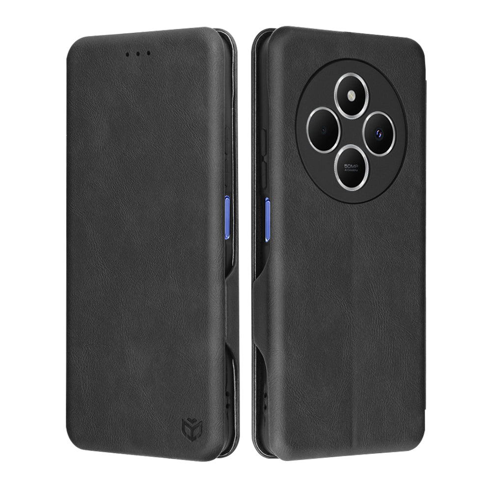 Etui na Xiaomi Poco C75 / Redmi 14C, Techsuit, Safe Wallet Plus, Czarne