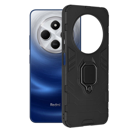 Etui na Xiaomi Poco C75 / Redmi 14C, Techsuit, Shield, Czarne