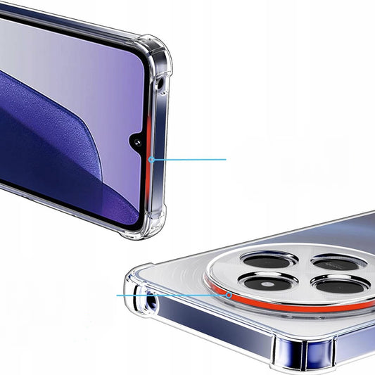 Etui na Xiaomi Poco C75 / Redmi 14C, Techsuit, odporne na wstrząsy, przezroczyste