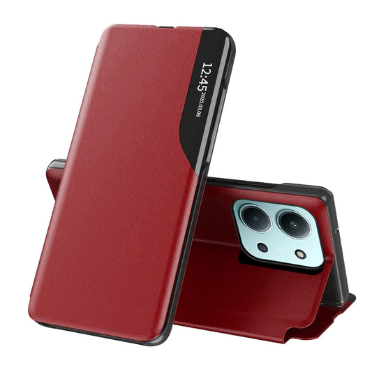 Etui na Xiaomi Poco C85 4G / Redmi 15C 5G / 15C 4G, Techsuit, eFold, Czerwone