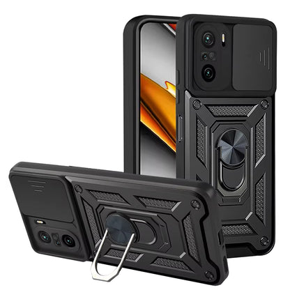 Case for Xiaomi Poco F3 / Mi 11i, Techsuit, CamShield, Black