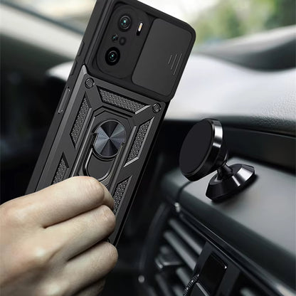 Case for Xiaomi Poco F3 / Mi 11i, Techsuit, CamShield, Black