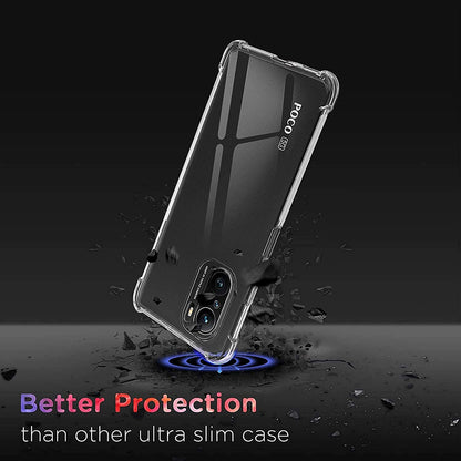 Case for Xiaomi Poco F3 / Mi 11i, Techsuit, Shockproof Clear, Transparent