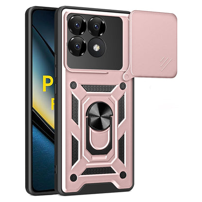 Etui na Xiaomi Poco F6 Pro, Techsuit, CamShield, Różowe